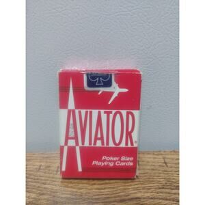 Vintage Aviator Poker Size Playing Cards Aviator Poker 914 U.S Playing Card Co.